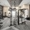 a gym with exercise equipment